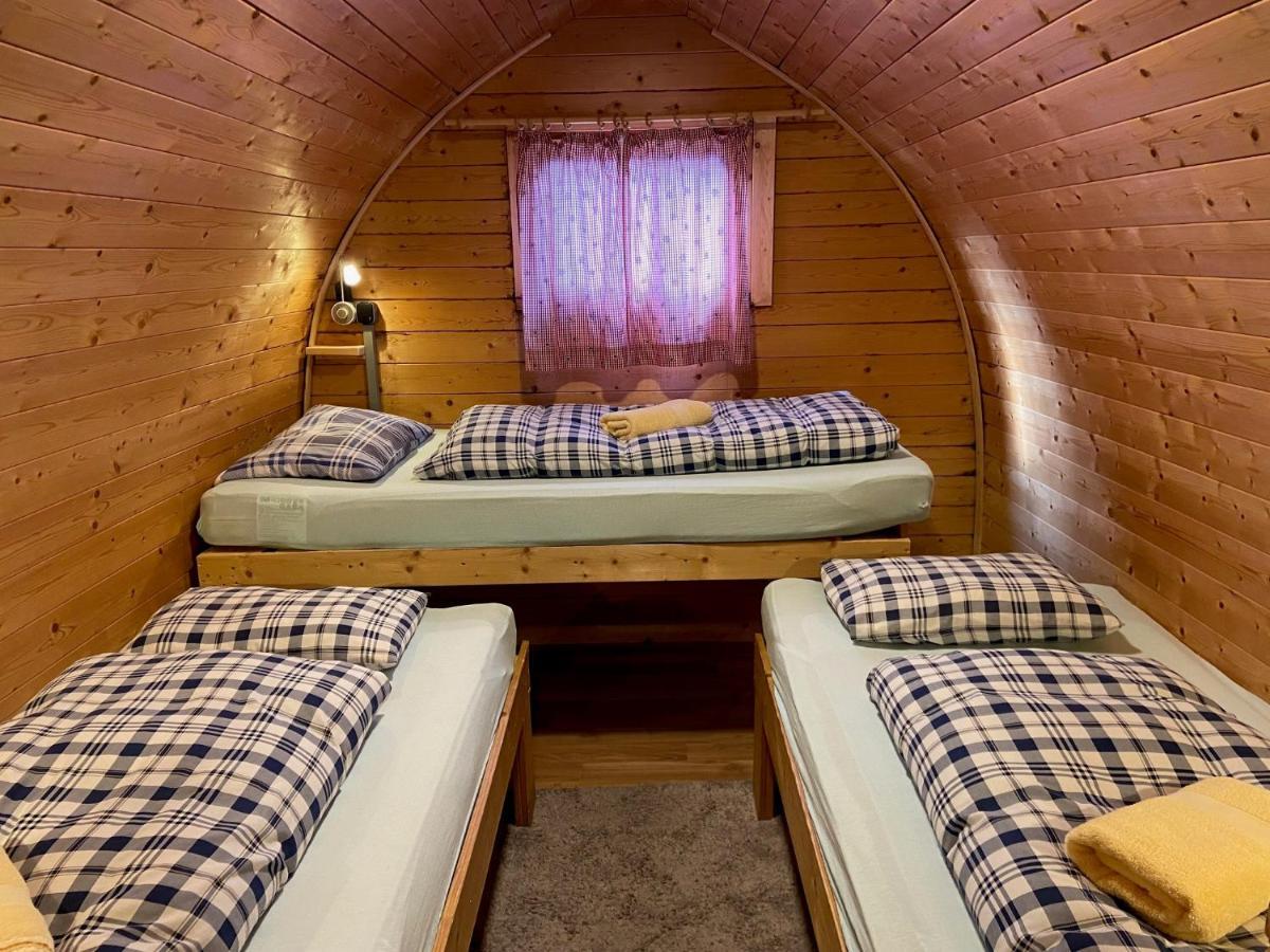 Inn-Side Adventure Cabins Haiming Exterior foto